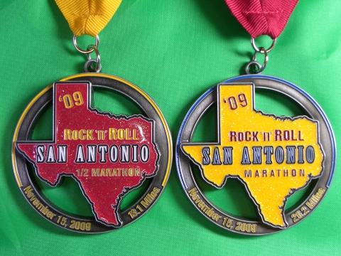 2009 Rock 'n' Roll San Antonio Medals