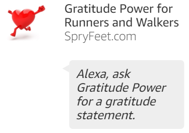 Alexa, ask Gratitude Power for a gratitude statement