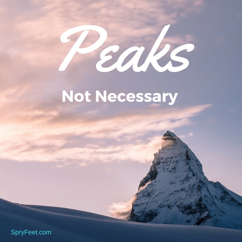 Peaks Not Necessary