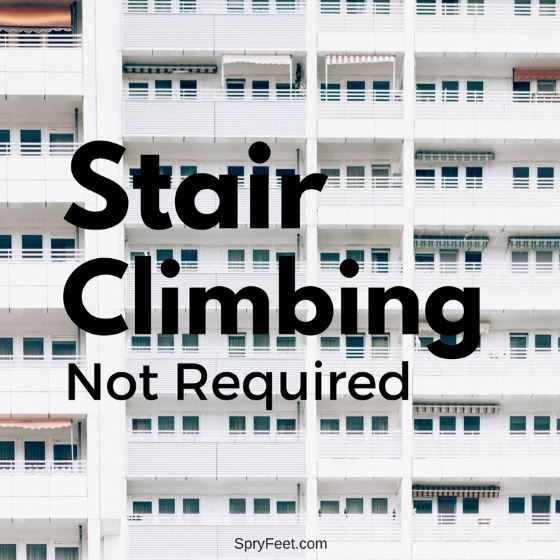 Stair Climbing Not Required