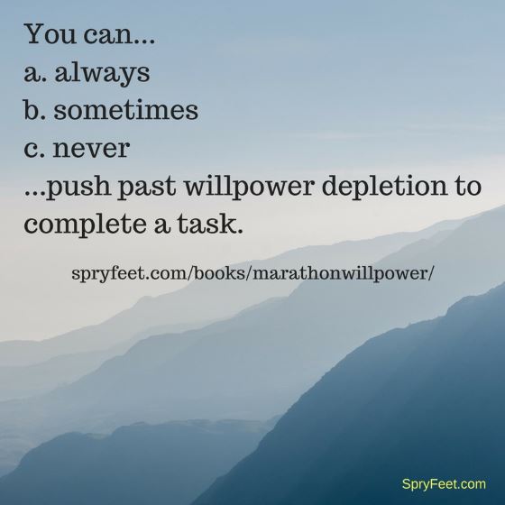 Willpower Depletion