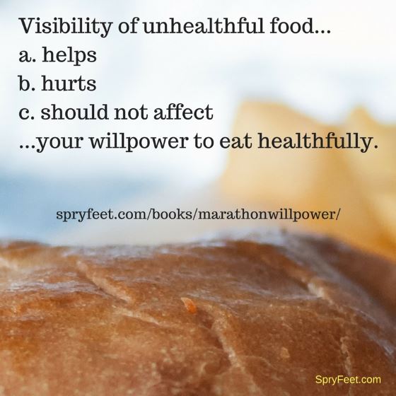 Visibility of Unhealthful Food