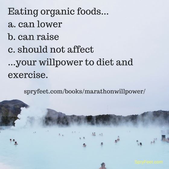 Eating organic foods...
